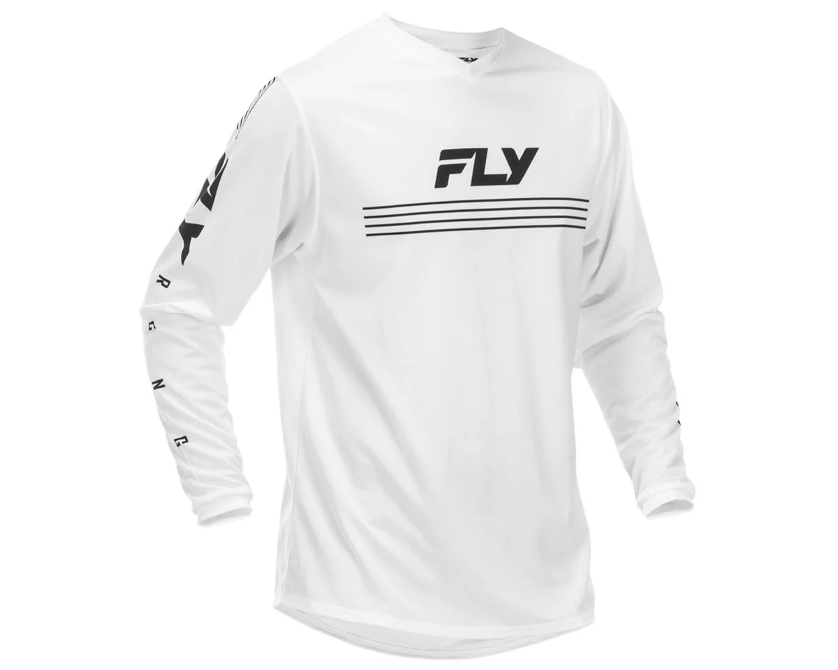 Fly Racing Universal Jersey (White/Black) (XL)